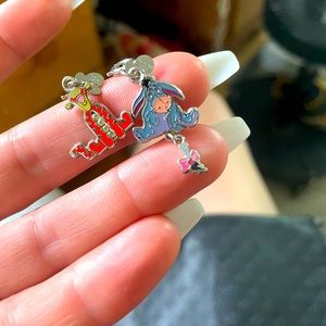 Eeyore and Tigger Charms